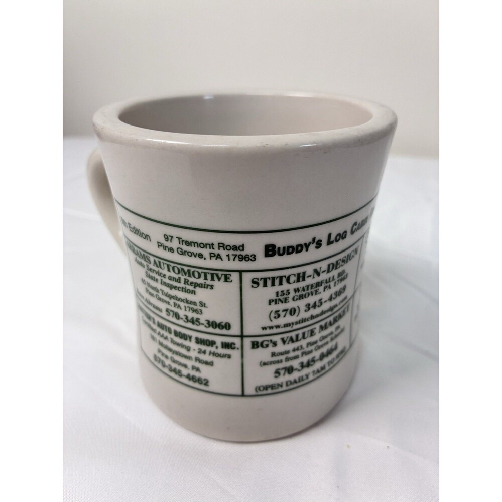 Vintage Pine Grove PA Local Ads M Ware China Coffee Mug Mag Net Enterprises